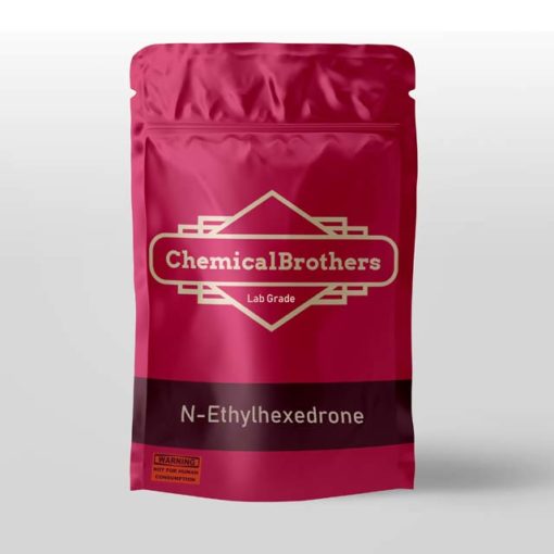 High purity, lab grade bag of N-Ethylhexedrone product