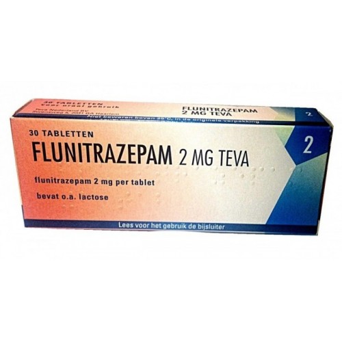 Flunitrazepam 30x 2mg Teva - Chemicalbrothers.nl